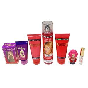 Nicki Minaj Lot Pink Friday Perfume,Shower Gel & Minajesty Perfume,Body Spray..